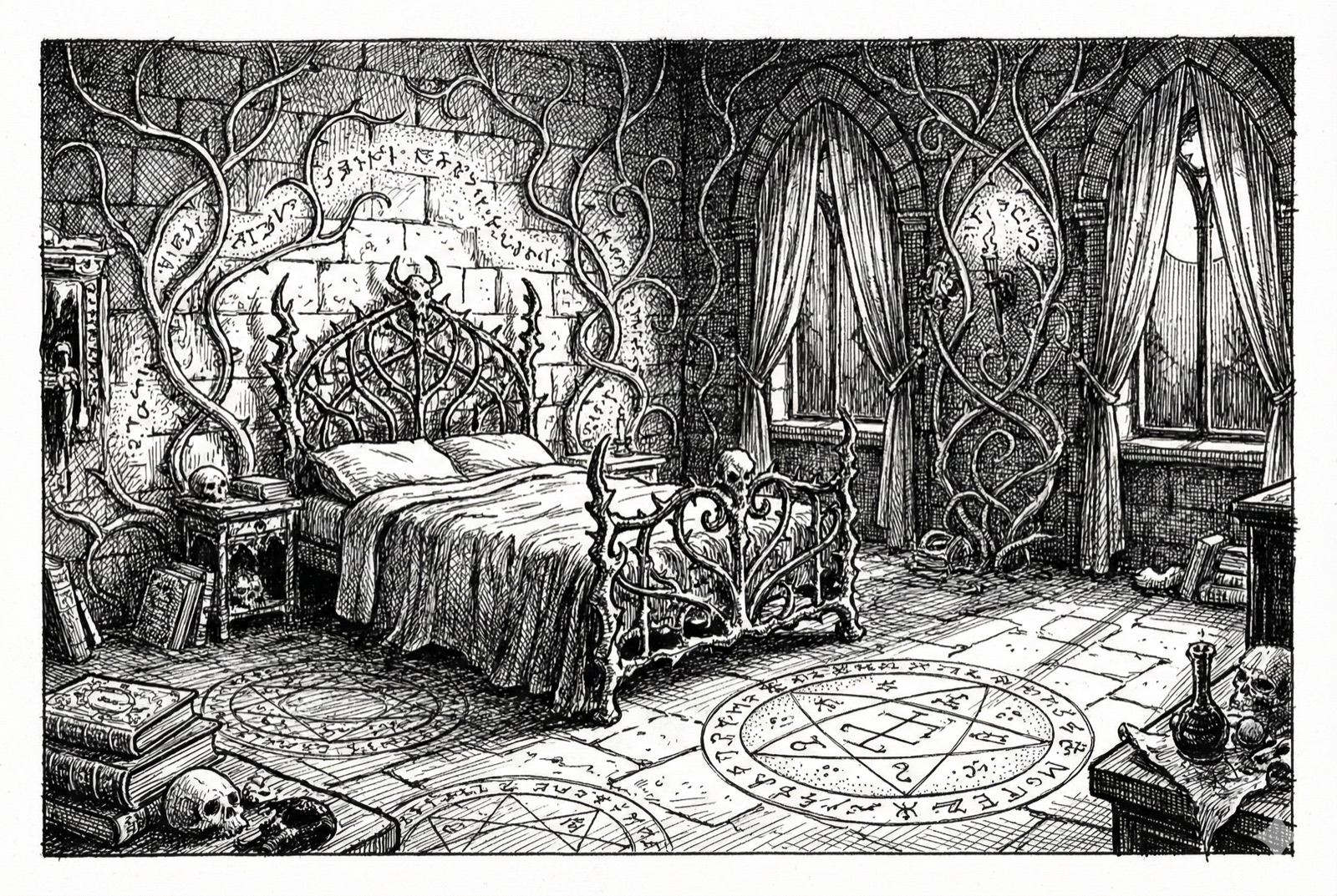 Queen Kiraline's bedchamber